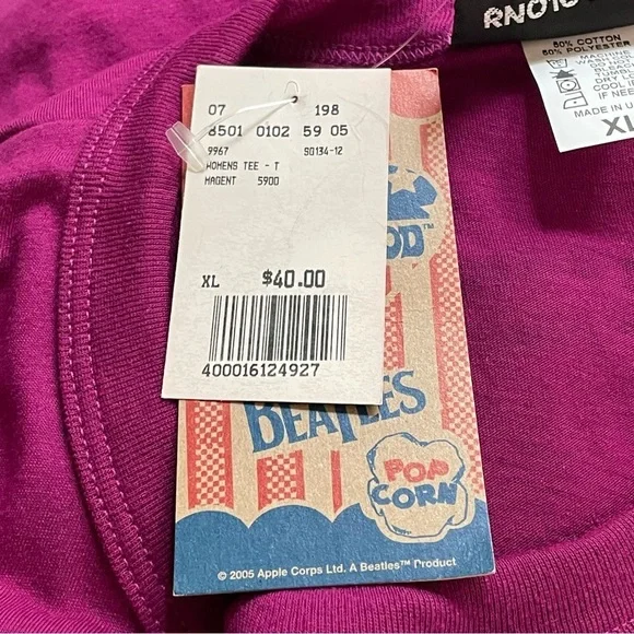Junk Food | Purple Beatles Sgt Peppers Band Tee Shirt New - Picture 8 of 9